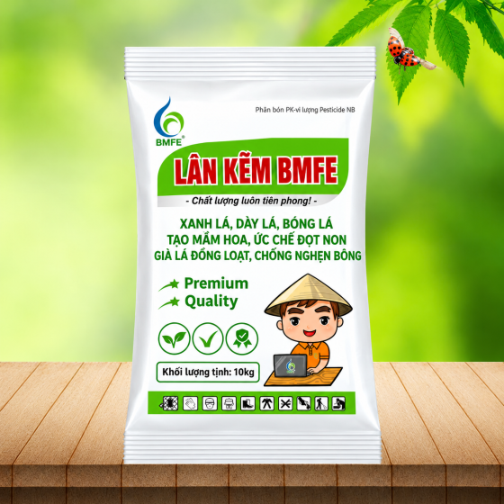 Lân Kẽm BMFE – Hỗ Trợ Ra Hoa Đồng Loạt, Già Lá